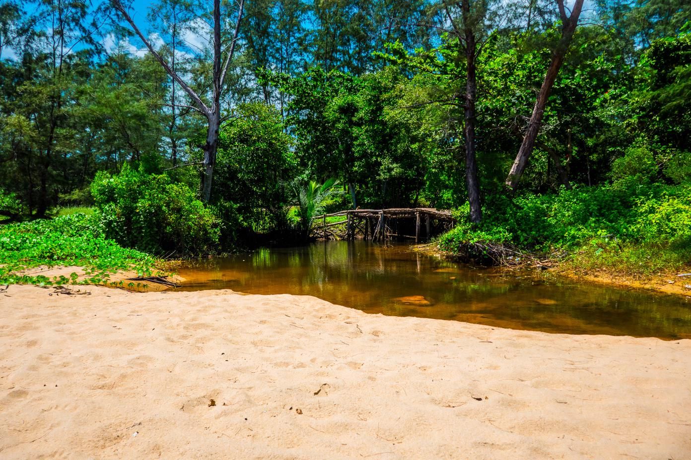 Best Beaches on Phu Quoc Island - little stream behind Cua Can beach