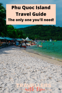 A complete guide to exploring Vietnams southern island of Phu Quoc. While Phu Quoc may not be what it used to be there is still so much to discover and beauty to be found. Find some of those idyllic beaches, visit the markets, ride a cable car or eat all the seafood you can fit! Here is everything you need to know about Phu Quoc #phuquoc #vietnam #travel #beaches #food #travelguide