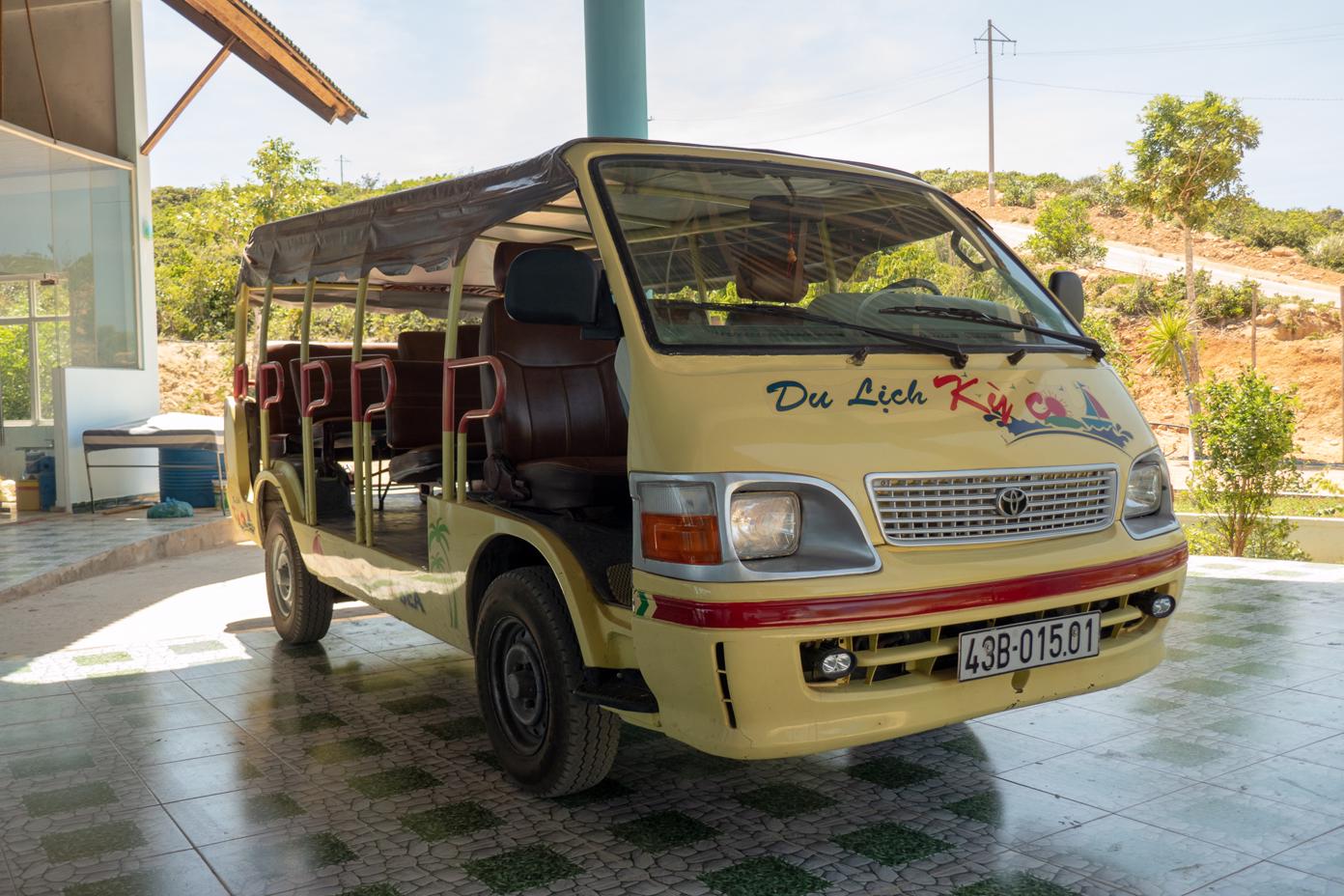 Phuong Mai Peninsular Quy Nhon Car to Ky Co Beach