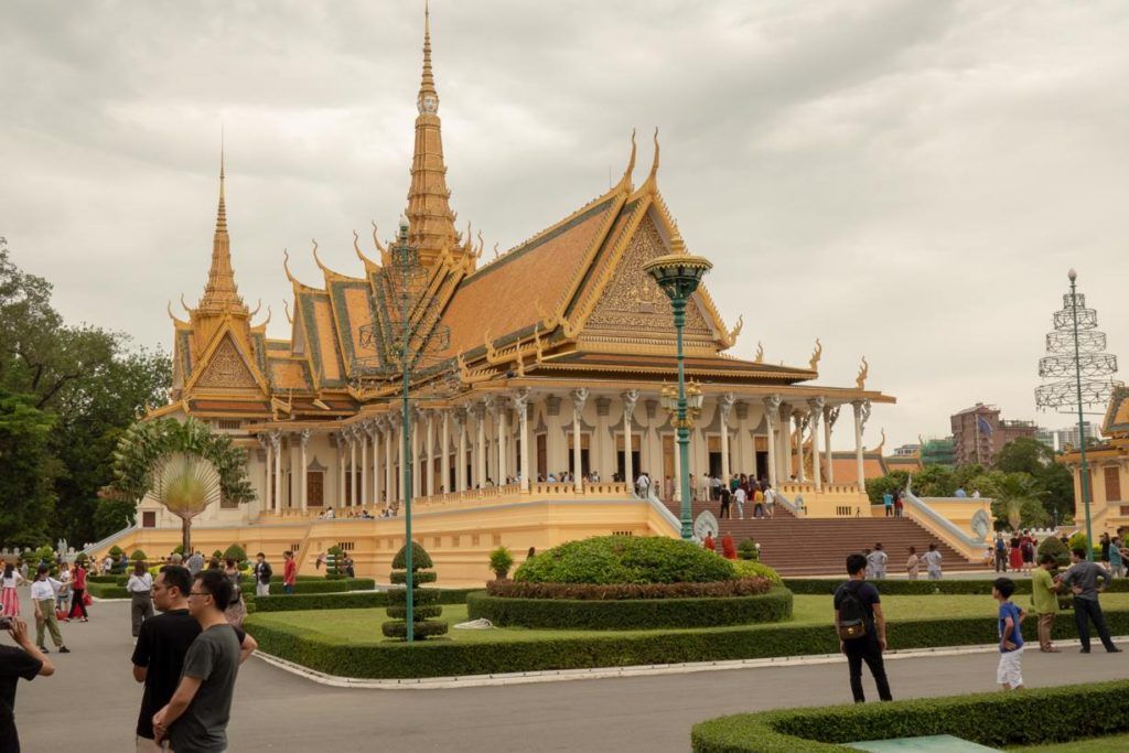 Cambodia travel tips and advice - The Royal Palace grounds in Phnom Penh