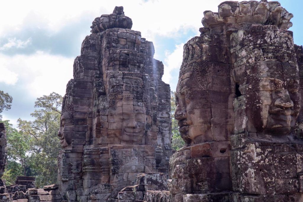 Temples of Siem Reap Bayon Temple faces