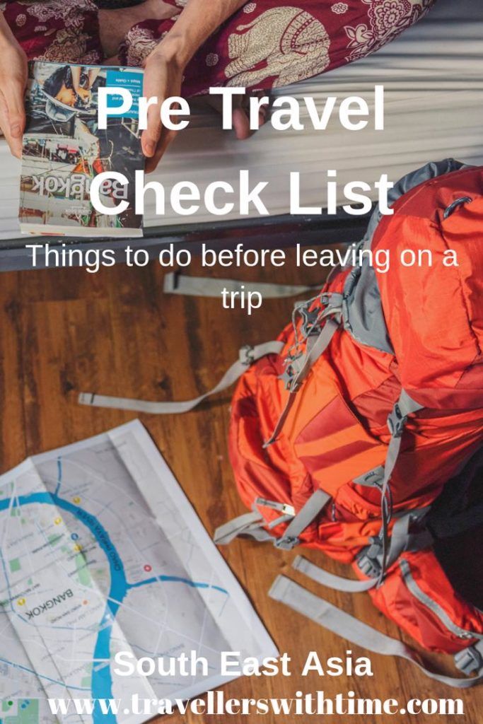 Take the stress out of preparing for a trip by following our checklist. Don't get caught out by missing a vital step when preparing to leave for a trip. We've listed all the things you want to think about, from money matters to passport issues, vaccination, travel gear and much more. #travelpreparation #travelprepchecklist #pretravelchecklistthingstodo #beforetravelchecklist