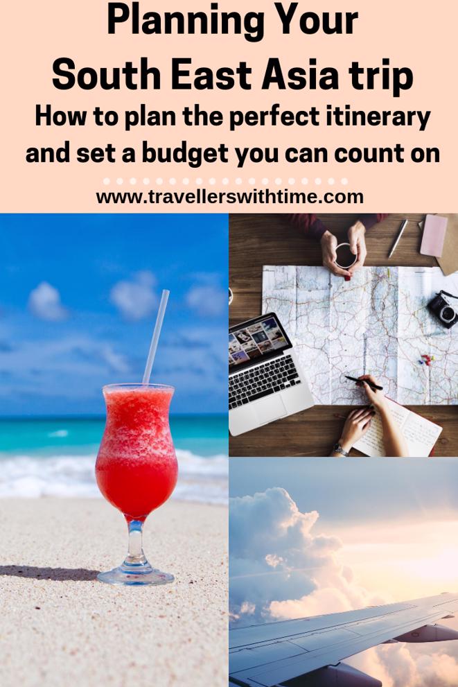 Overwhelmed by where to start when planning your long term trip? This is how we plan all our trips. Its accurate and saves us money! #travel #southeastasia #backpacking #route #travellerswithtime