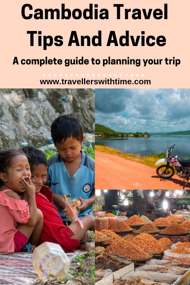 Cambodia travl tips and advice is a  complete guide to travelling in Cambodia. A beautiful country full of culture, there is so much to see and do. #travel #siemreap #beaches #thingstodoin #killingfields #angkorwat #travellerswithtime