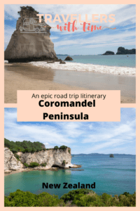 An epic itinerary for road tripping the spectacular Coromandel Peninsula on New Zealands North Island. Visit beautiful beaches, rustic small towns, hot springs and more #newzealand #travel #roadtrip #coromandelpeninsula #thingstodoin