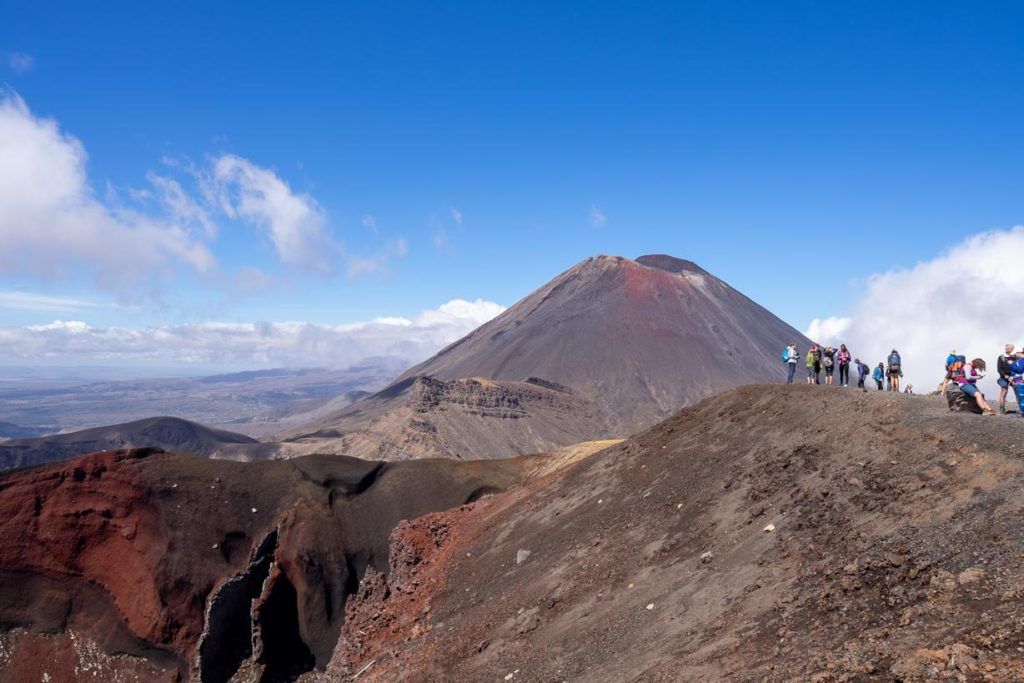 The Red Crater. Tongariro Crossing, Tongariro, New Zealand