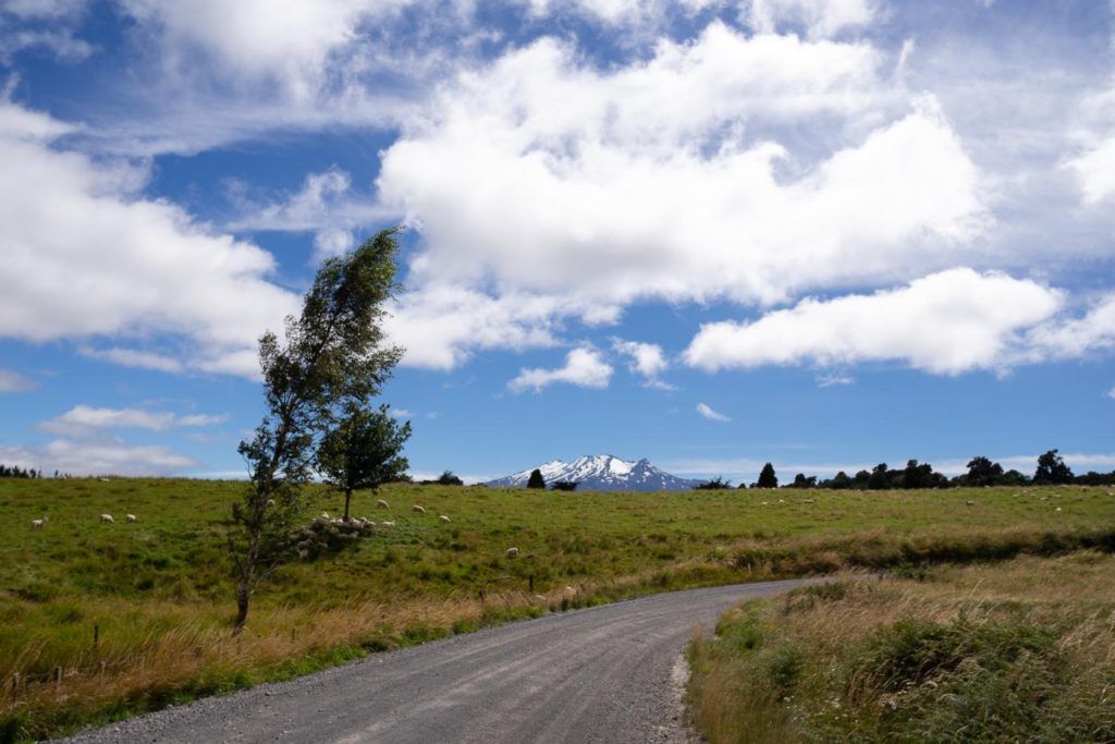 Mount Ruapehu in Tongariro National Park New Zealand