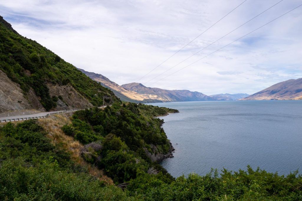 Over the Haast Pass on the way to Fox Glacier New Zealand