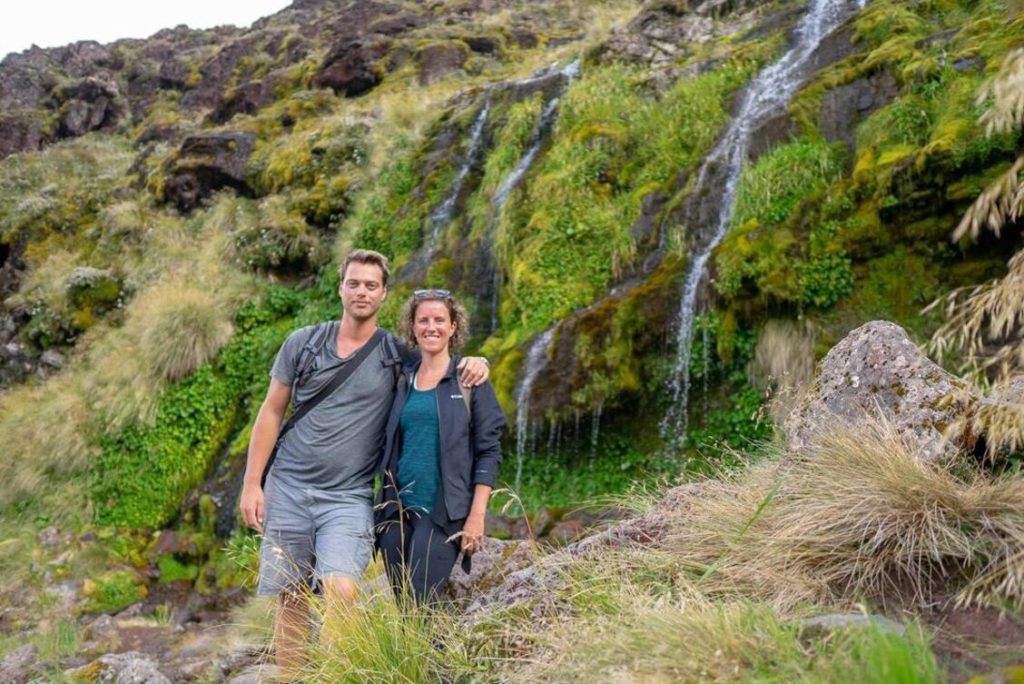 Travellers with Time at Soda Springs, Mount Tongariro